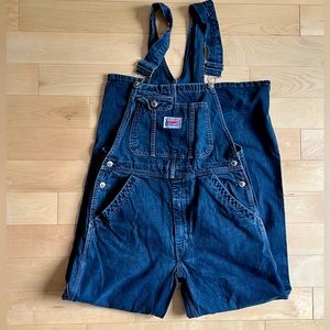 Vintage IKEDA black denim overalls